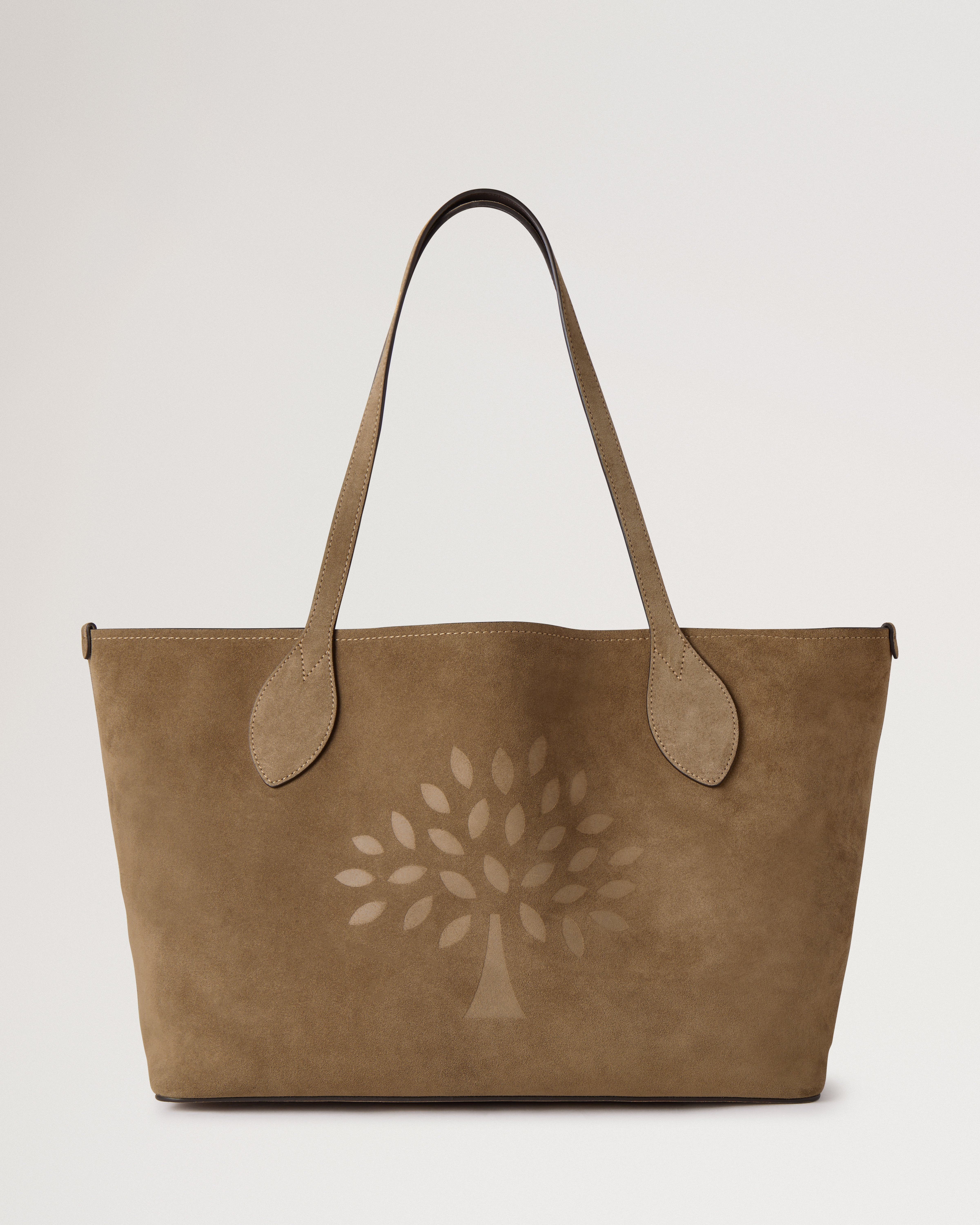 Suede Tree Tote