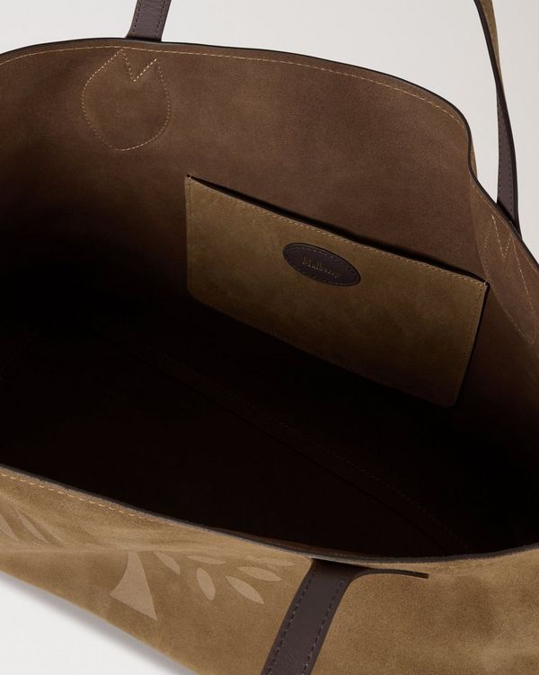 Suede Tree Tote