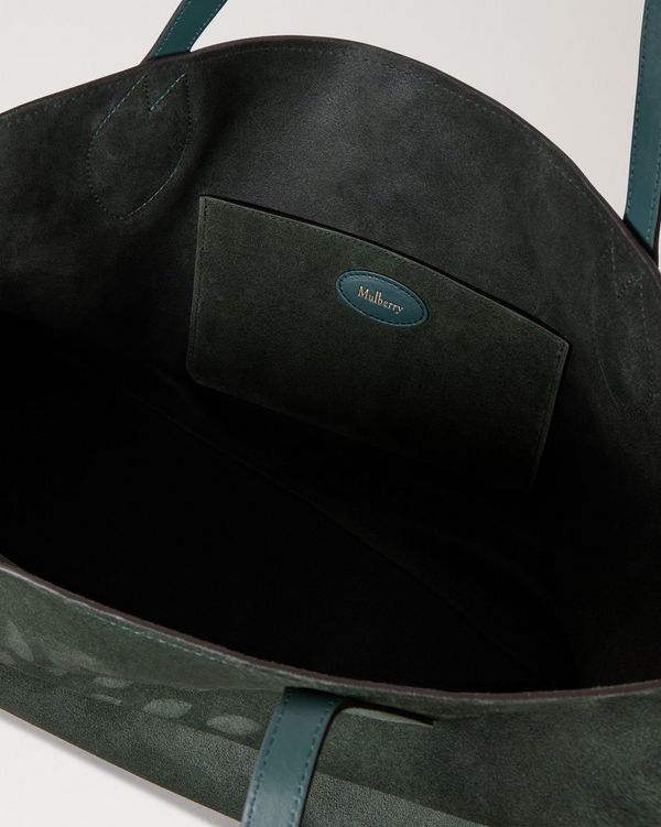 Suede Tree Tote