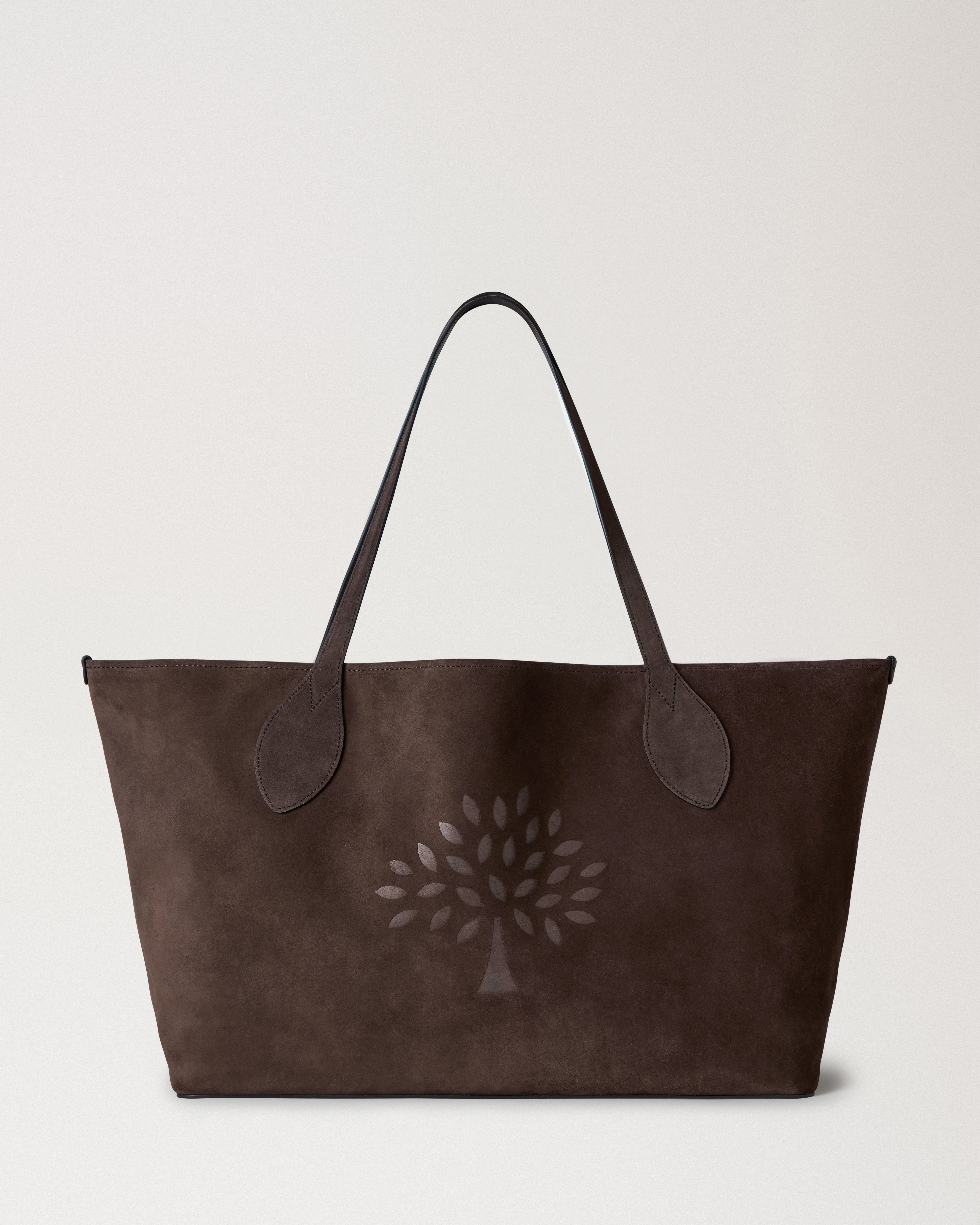 Oversize Suede Tree Tote