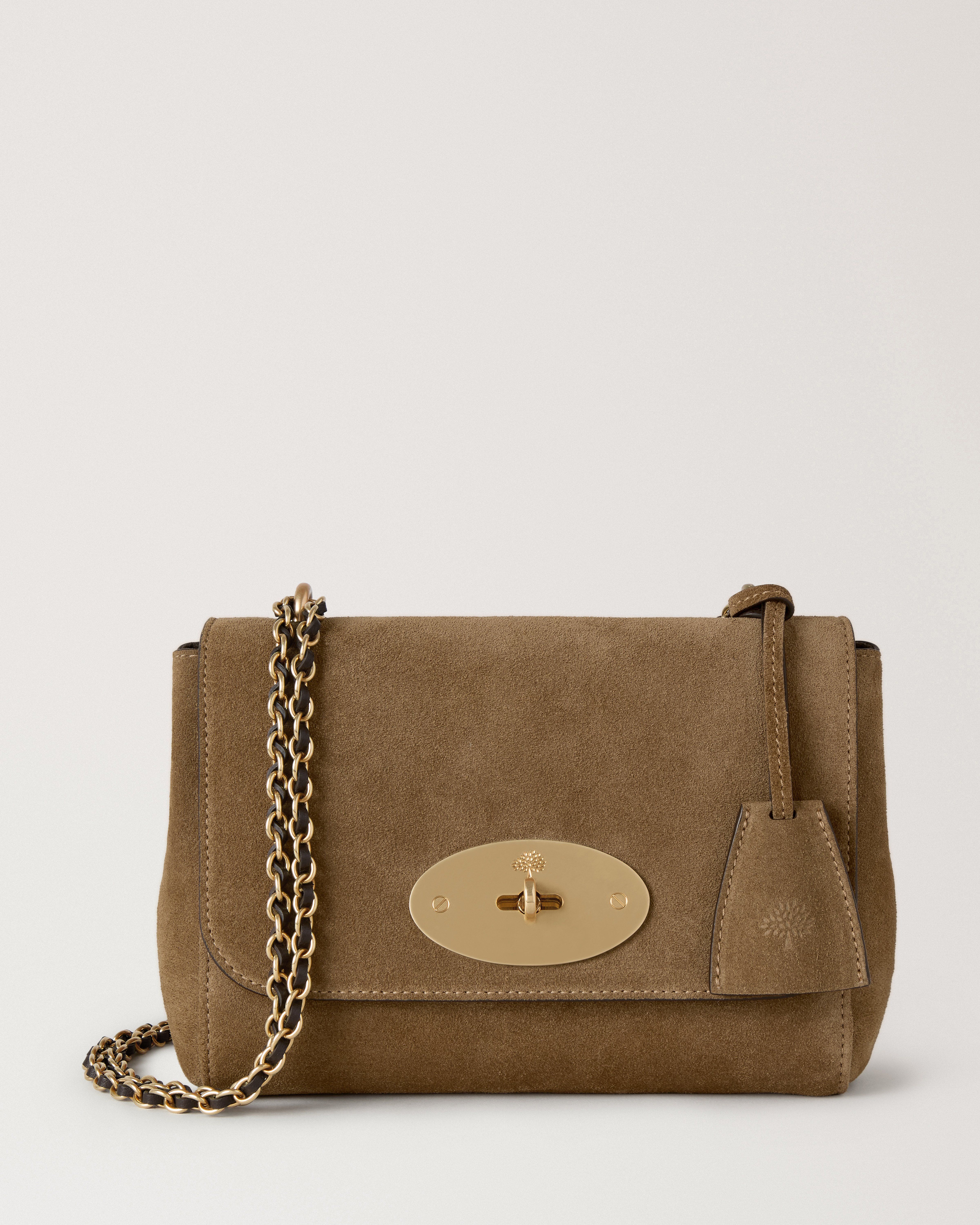 Mulberry Lily チェーンショルダーバッグ Mulberry | Lily | Salcombe Sand Suede | Women
