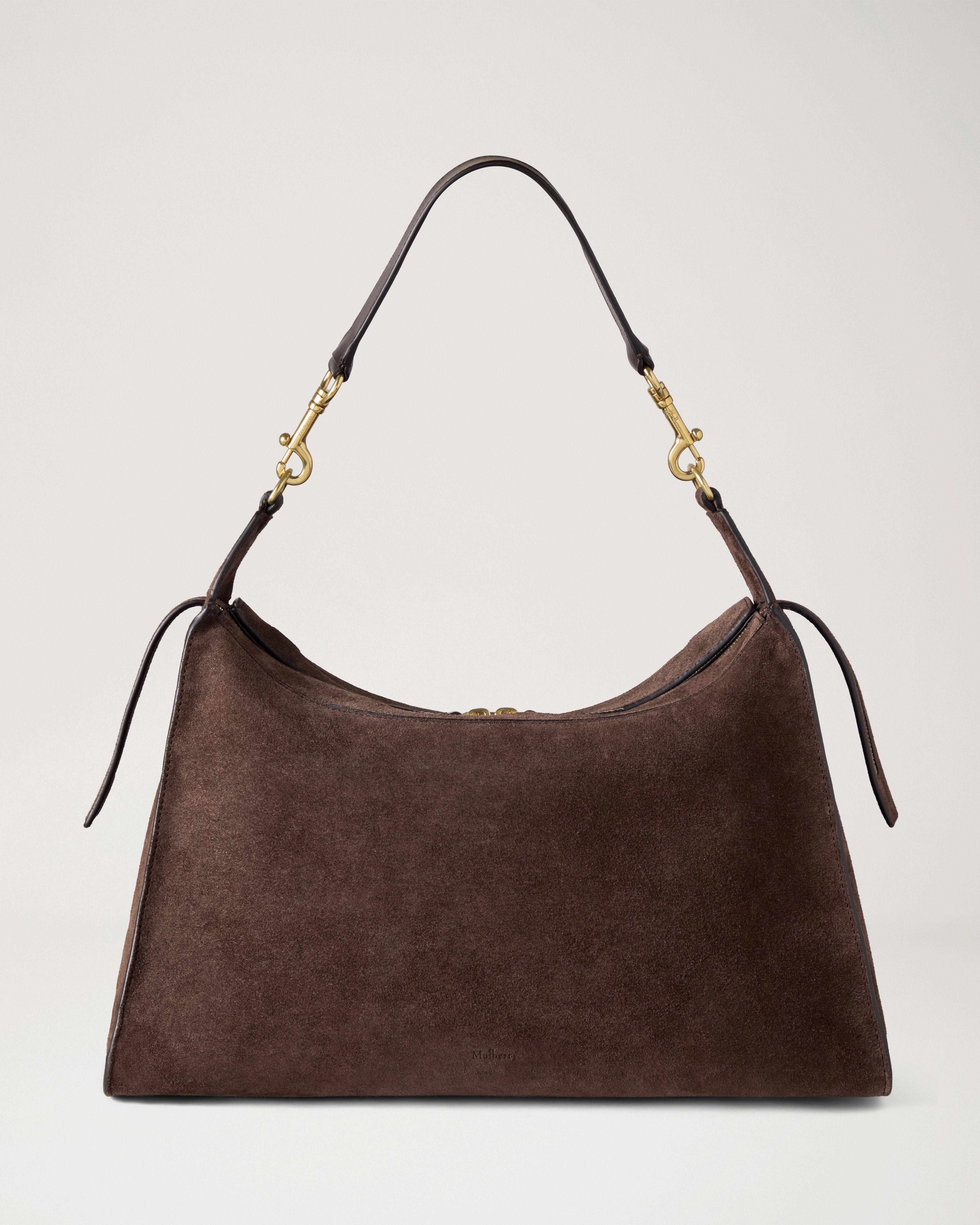Mulberry | ロクサンヌ ショルダーバッグ | チョコレート スエード 