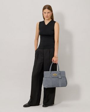 ハ*ス様 マルベリー ベルテッドベイズウォーター ソリッドグレー ベイズウォーター | Mulberry