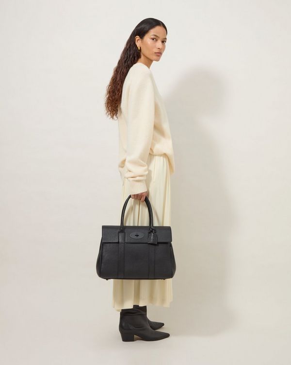 Mulberry | Bayswater | Black Natural Grain | Women