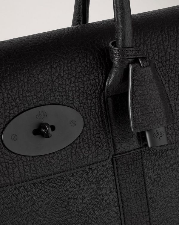 Mulberry | ベイズウォーター | ブラック ナチュラルグレインレザー