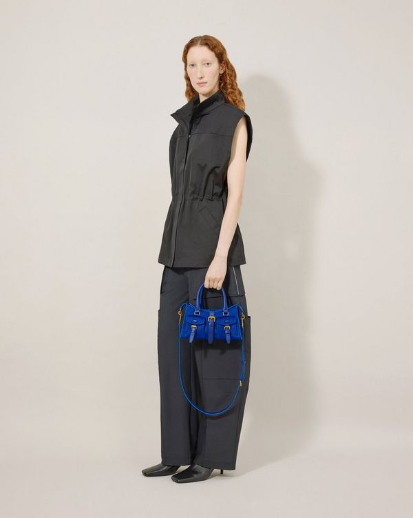 Mulberry | Mini Roxanne | Pigment Blue Hair Calf | Mini & Micro Bags