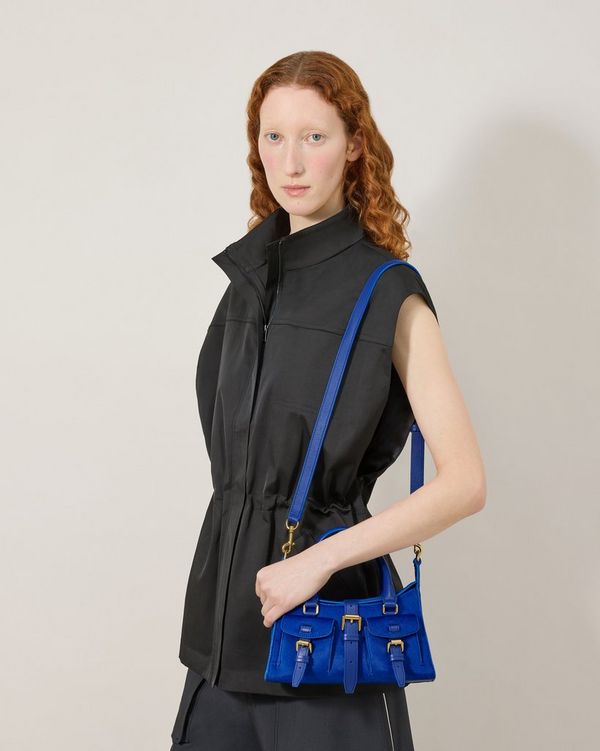 Mulberry | Mini Roxanne | Pigment Blue Hair Calf | Mini & Micro Bags
