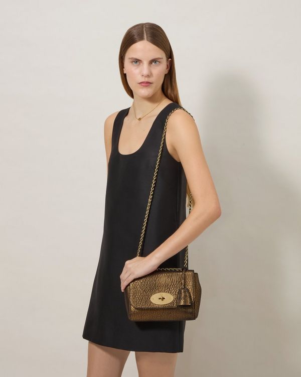 lily  Mulberry | Lily | Bronze Metallic Lamb | Women