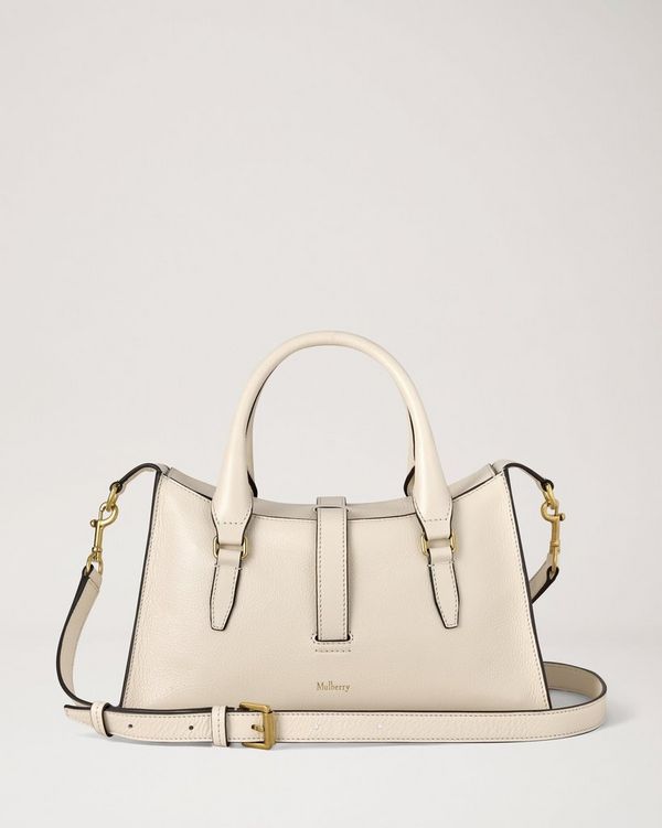 Mulberry | Small Roxanne | Eggshell High Shine Leather | Women