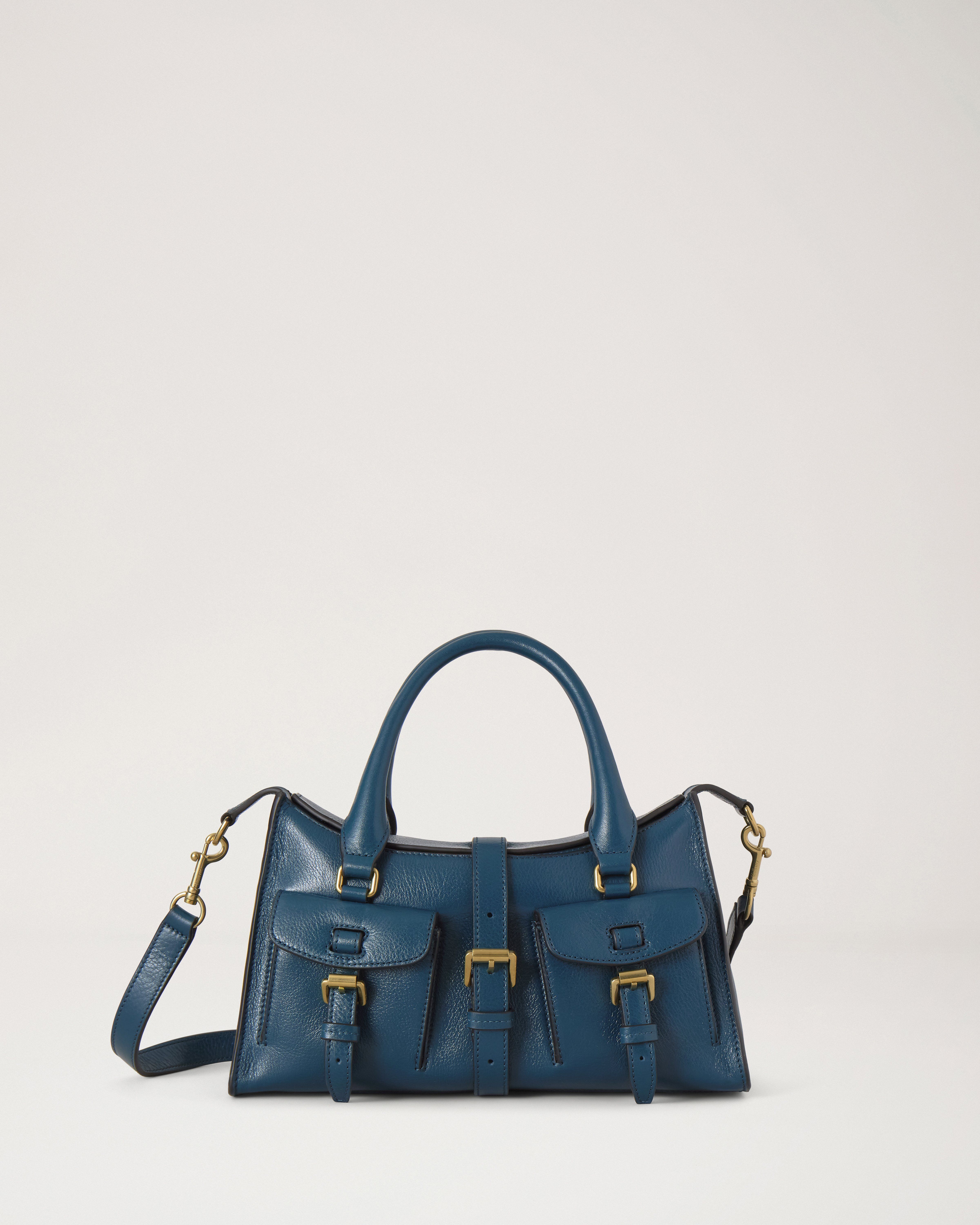 マルベリー SLIM BRYNMORE レザーショルダーバッグ 鞄 ブラウン 中古・古着通販】Mimi Berry (ミミベリー) レザーショルダーバッグ