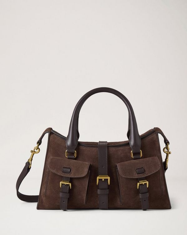Mulberry | スモール ロクサンヌ | チョコレート スエード | ロクサンヌ