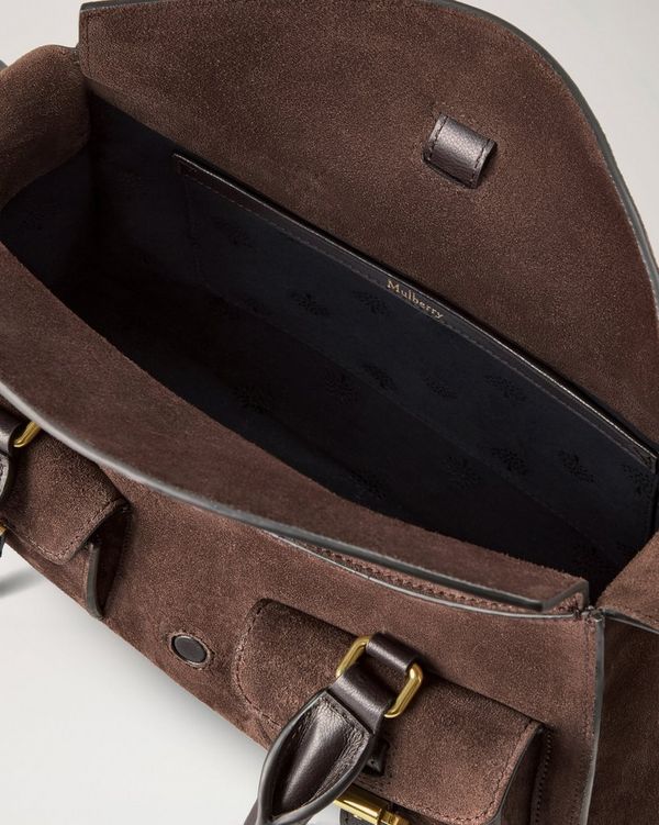 Mulberry | スモール ロクサンヌ | チョコレート スエード | ロクサンヌ