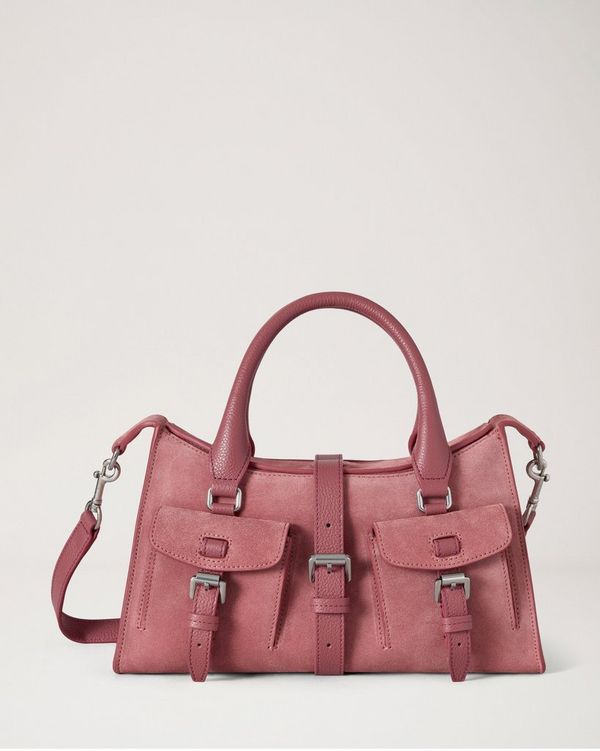 Mulberry | スモール ロクサンヌ | ピンクスクランピー スエード