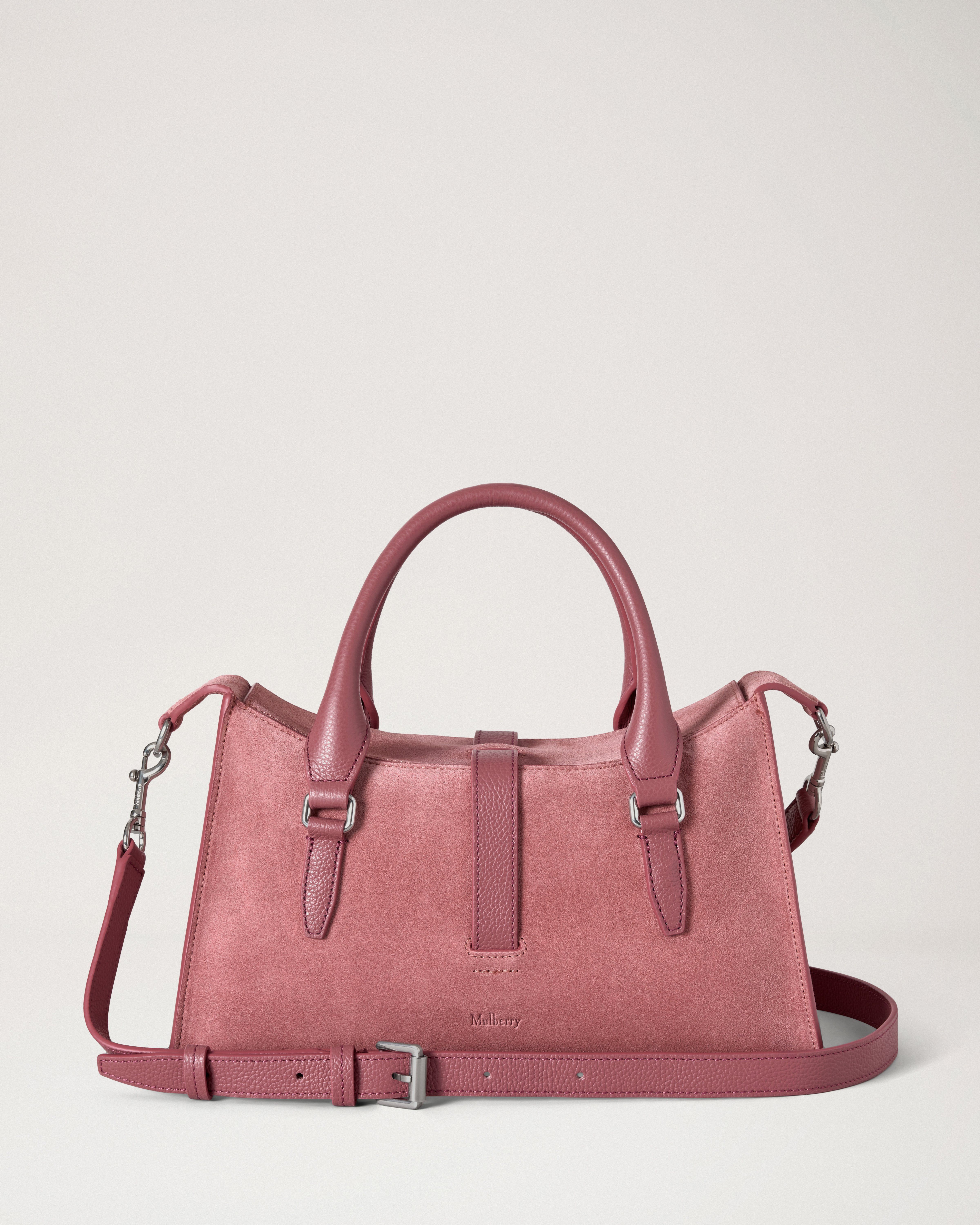未使用　美しいものを美しく保存　Mulberryスクラップ　英国製 Mulberry | Small Roxanne | Pink Scrumpy Suede | Gifts For Her