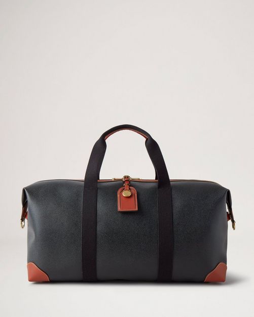 Mulberry Vintage Scotchgrain Leather Zip Weekend Bag