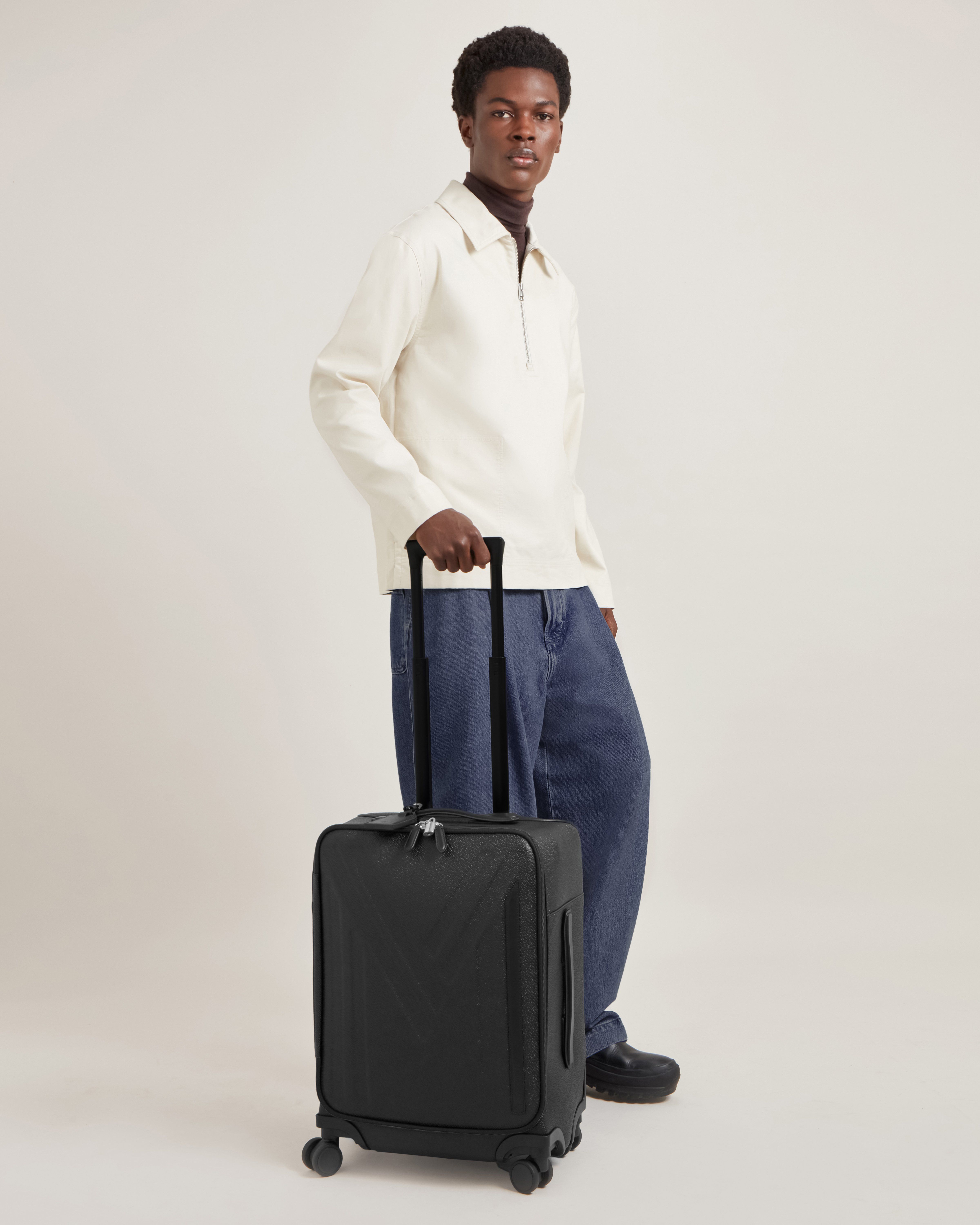 Mulberry | ヘリテージ 4ホイール スーツケース | ブラック ヴィーガン