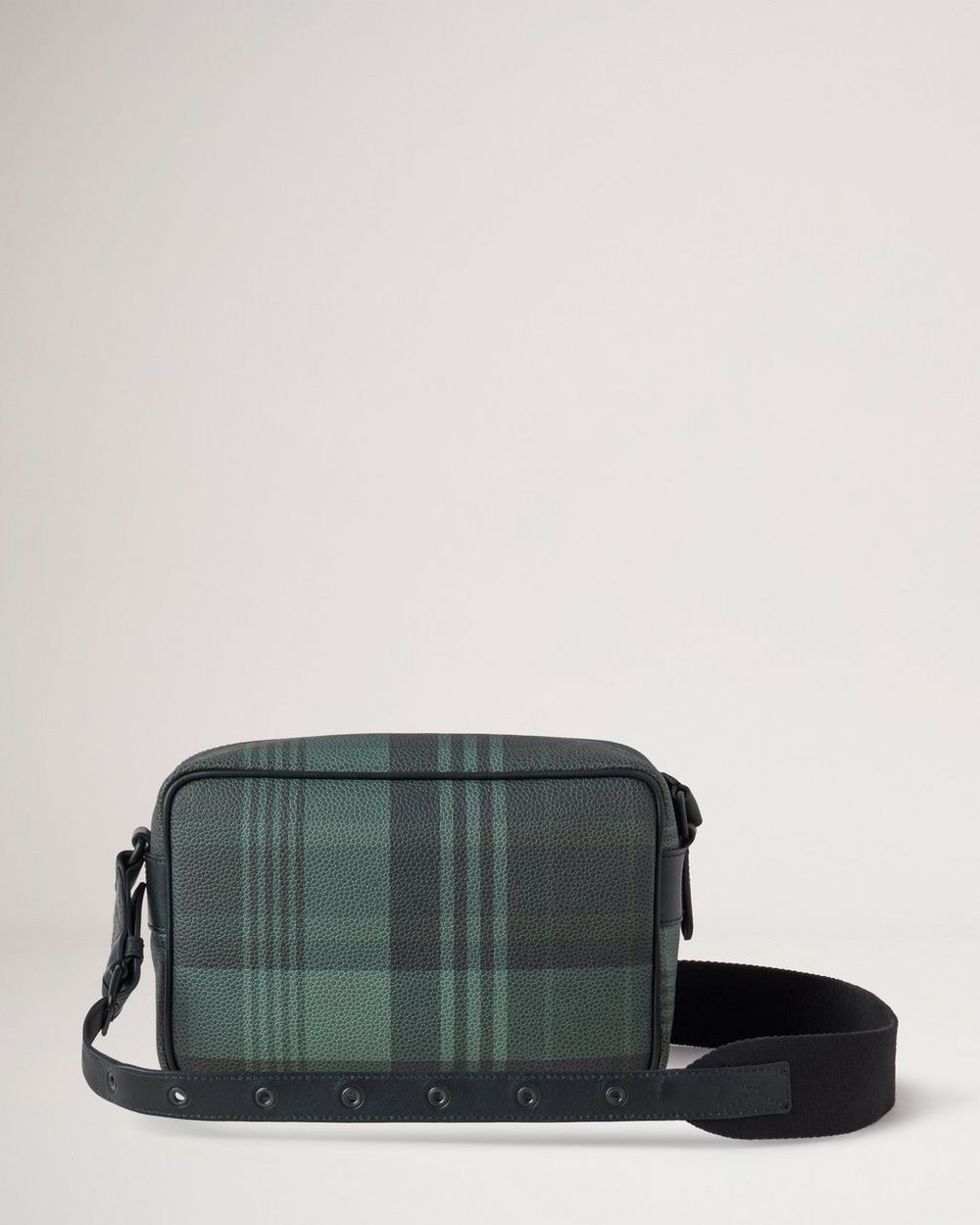 Heritage Small Messenger | Mulberry Green Printed Eco Scotchgrain ...