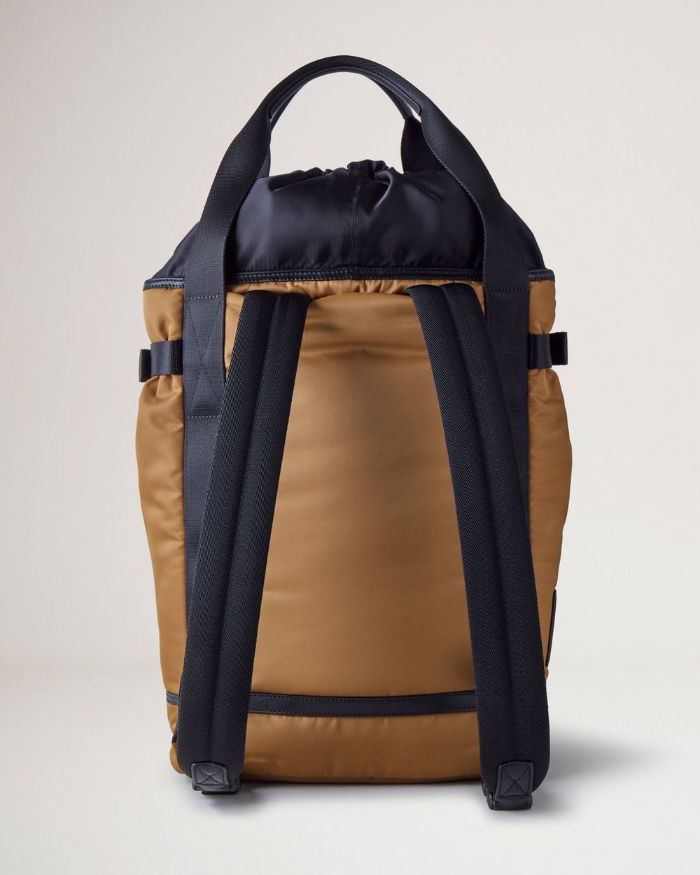 Performance Tote Backpack Tobacco Brown Padded Nylon Sustainable