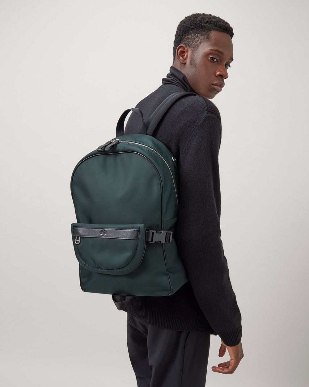 Unisex Backpack | Mulberry Green ECONYL® Regenerated Nylon ...