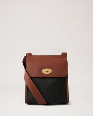 Mulberry Mini Antony Black/Cognac