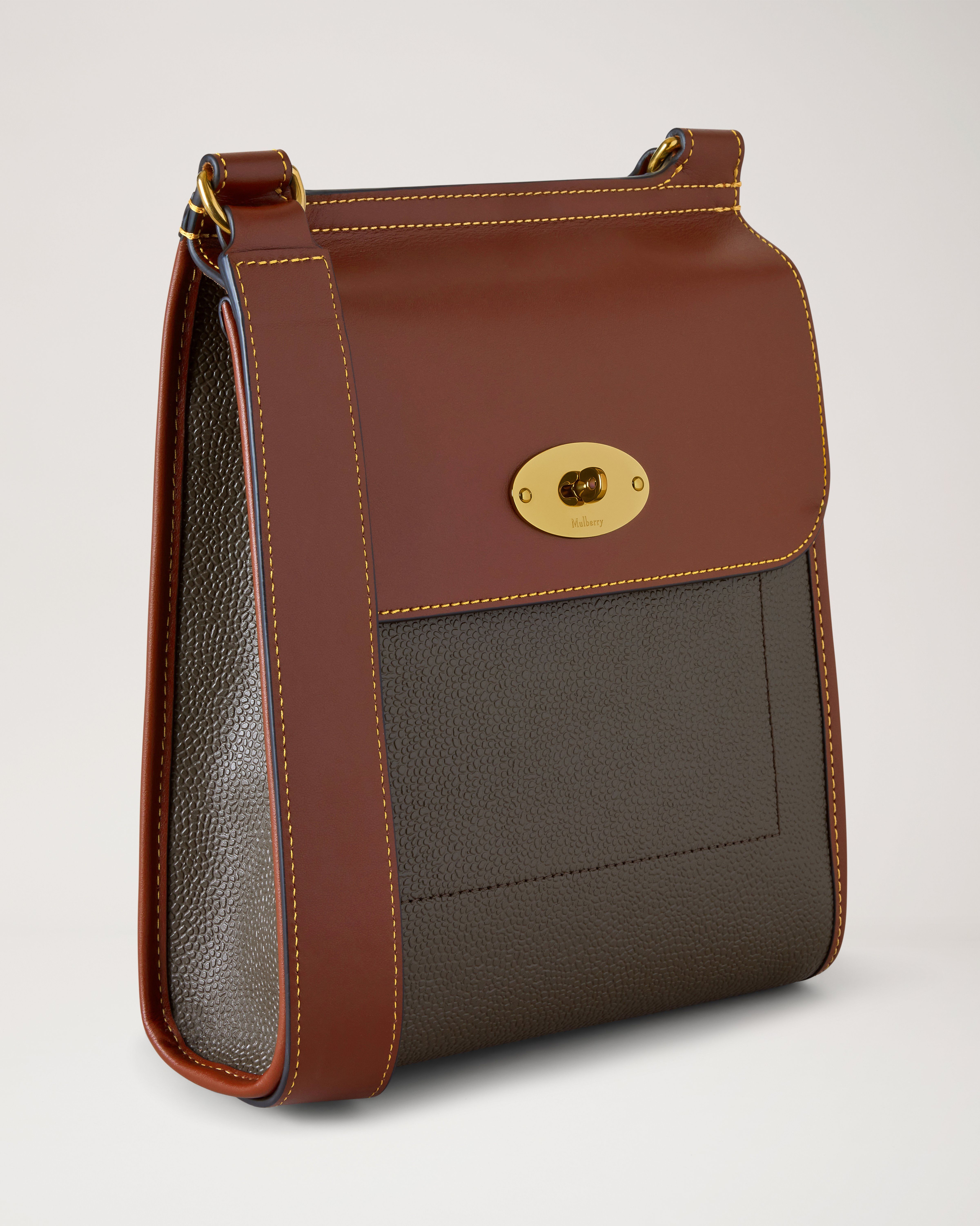 Mulberry | Antony | Mole & Cognac Bio-Based Scotchgrain | Women