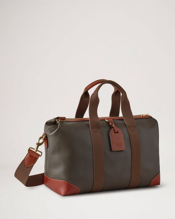 Heritage Day Clipper | Mole & Cognac Printed Eco Scotchgrain & Flat ...