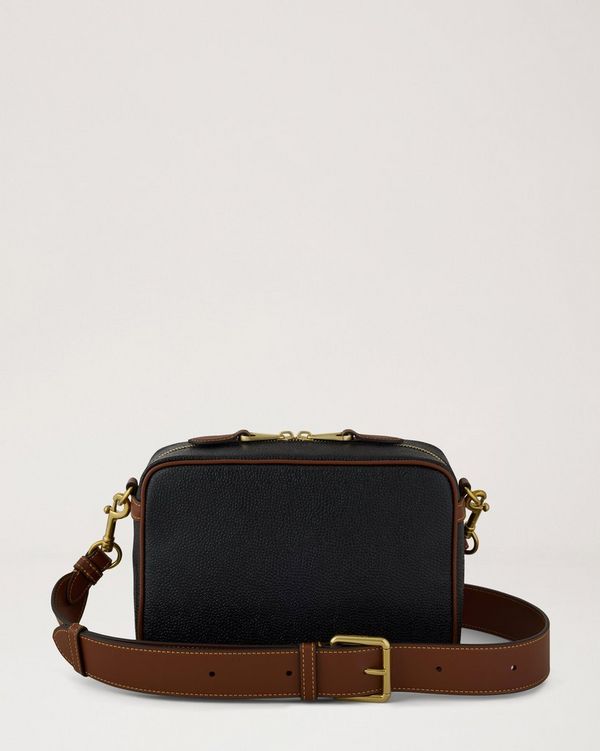 Mulberry | Darley Camera Bag - Scotchgrain | Black & Cognac Bio