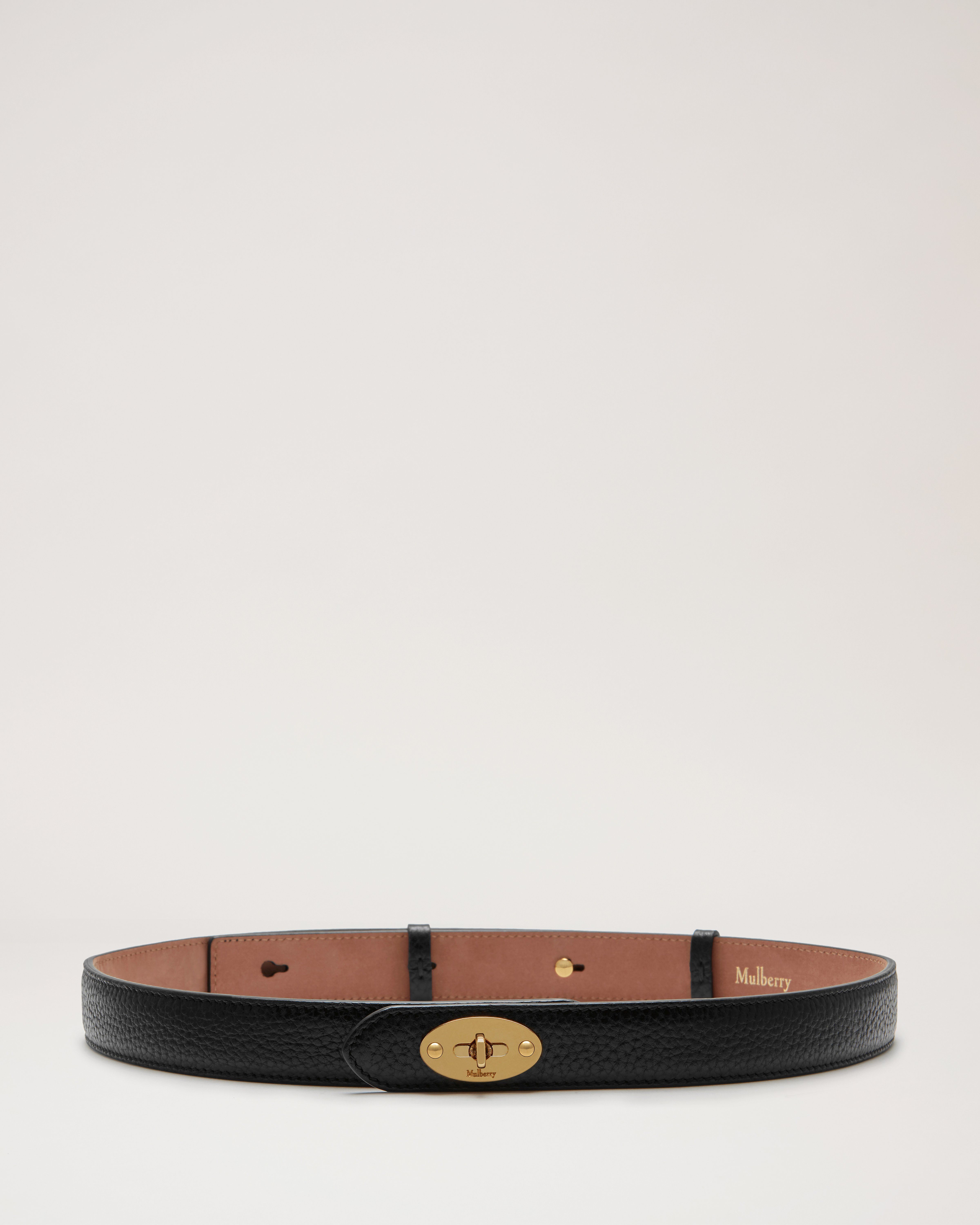 Darley Belt, Black Natural Grain Leather, Darley