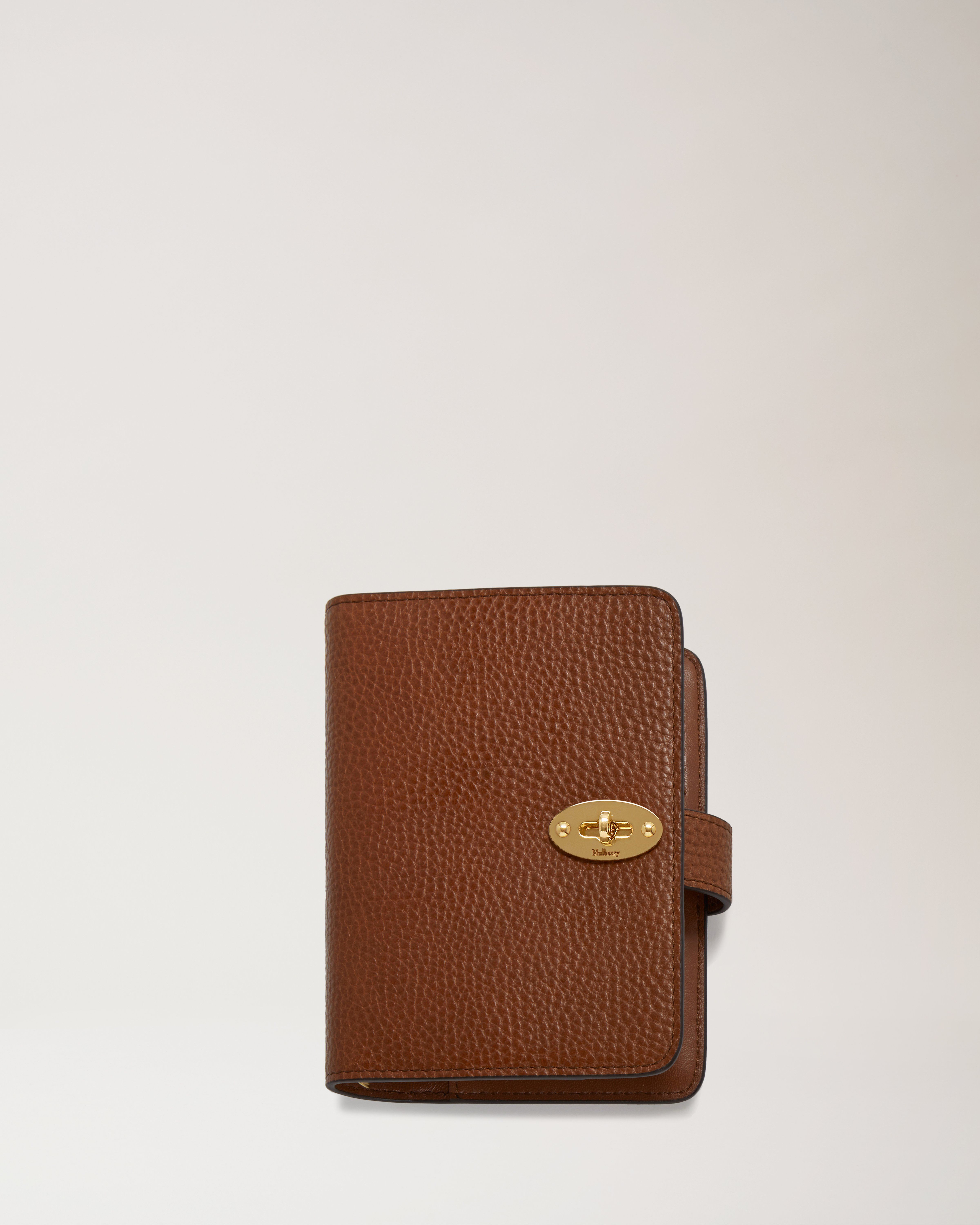 Mulberry Brown Leather Pocket Organizer