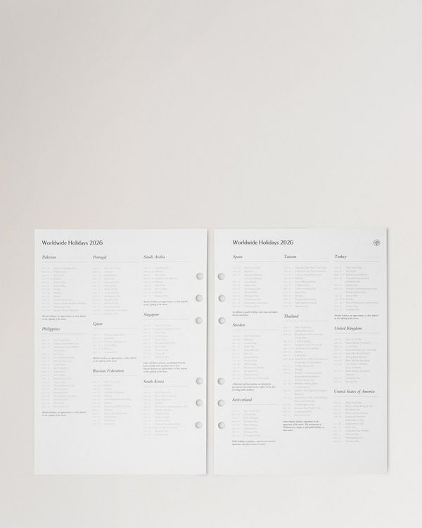 2026 Planner Diary Insert
