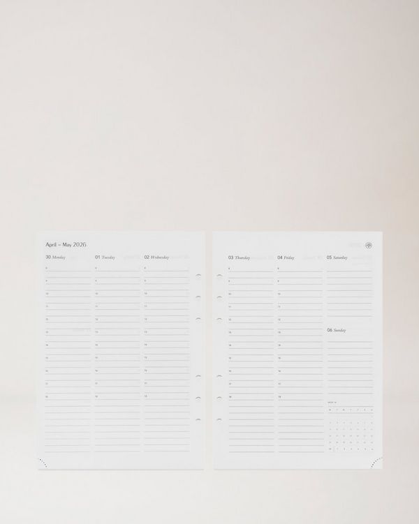 2026 Planner Diary Insert