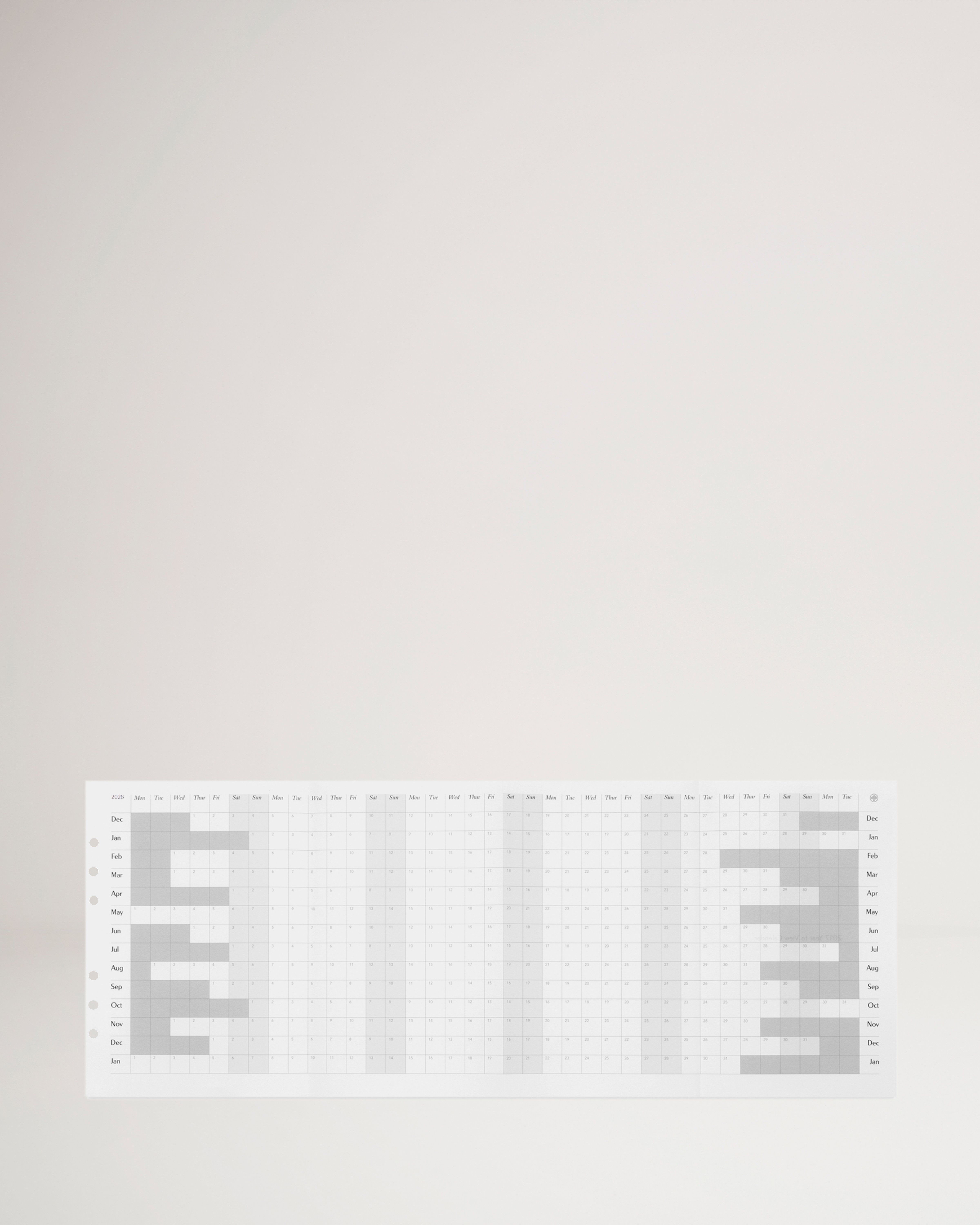 2026 Planner Diary Insert