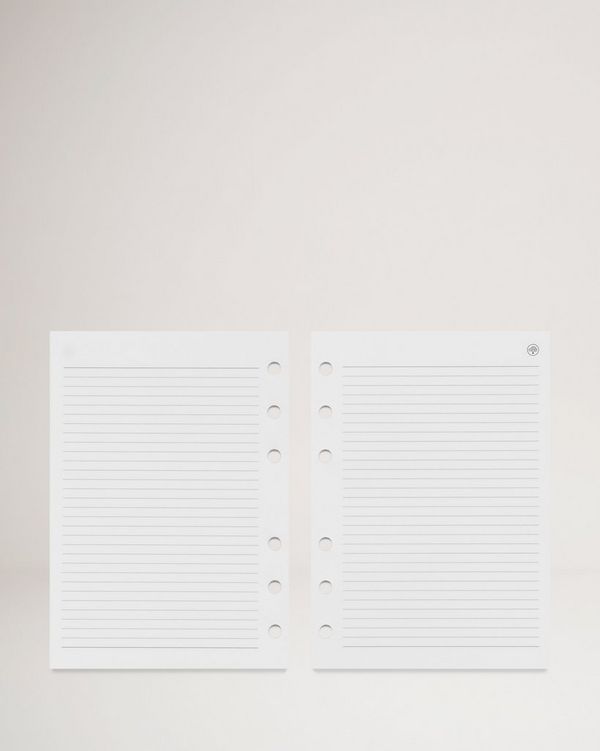 Agenda Ruled Paper Insert