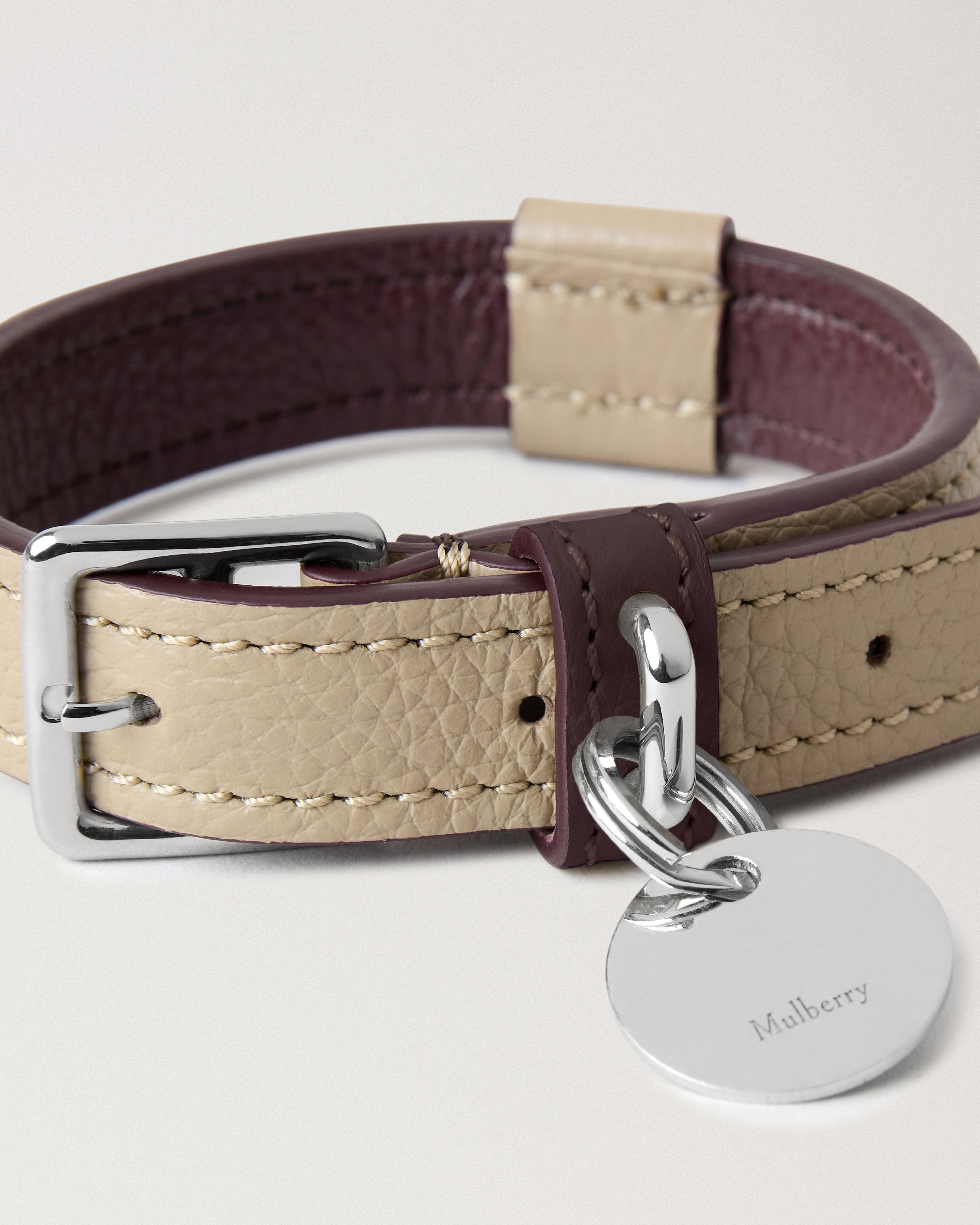 Mulberry | レザー ドッグ カラー スモール | デューン