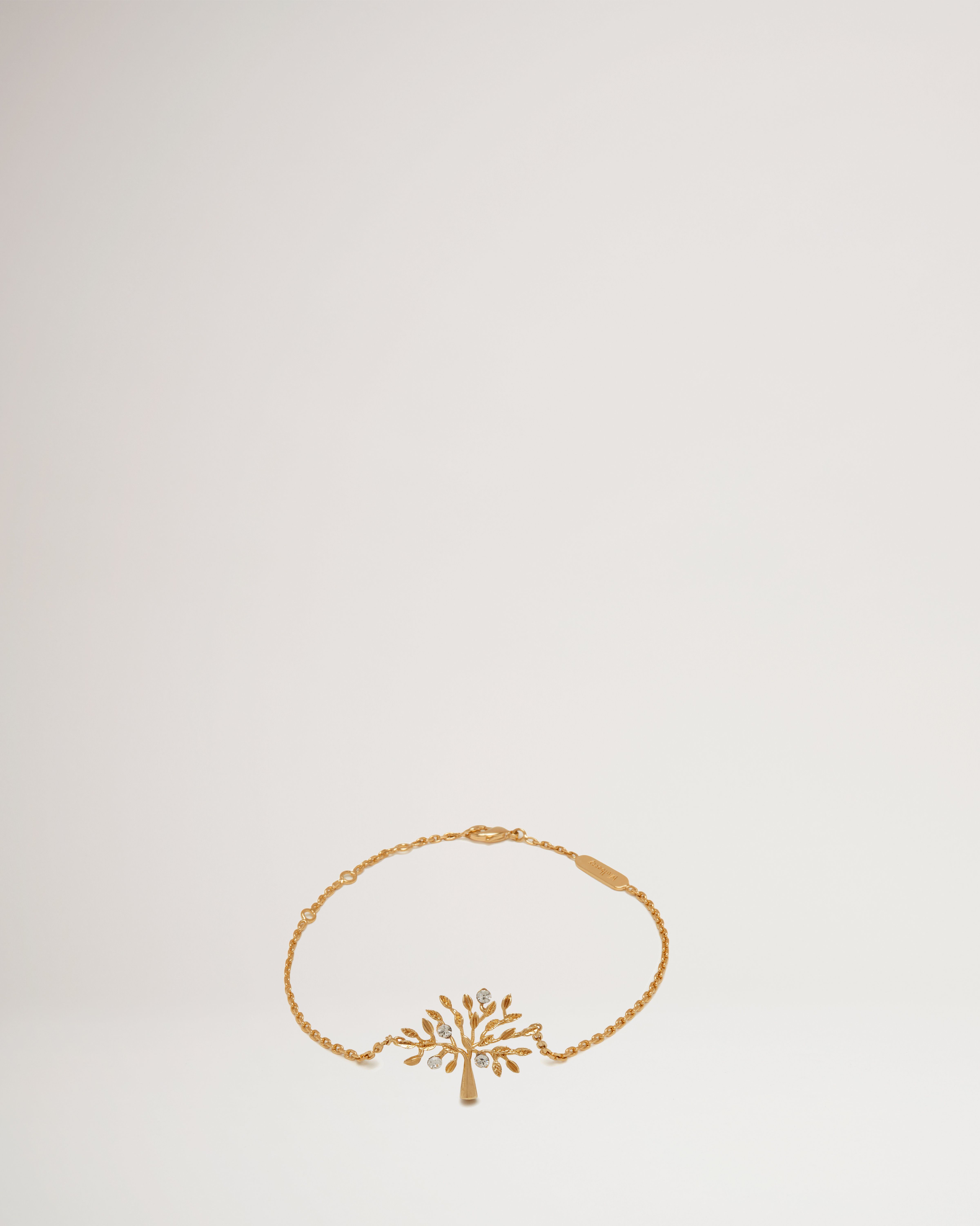 Mulberry Tree Bracelet | Brass Metal & Swarovski Crystal | Women