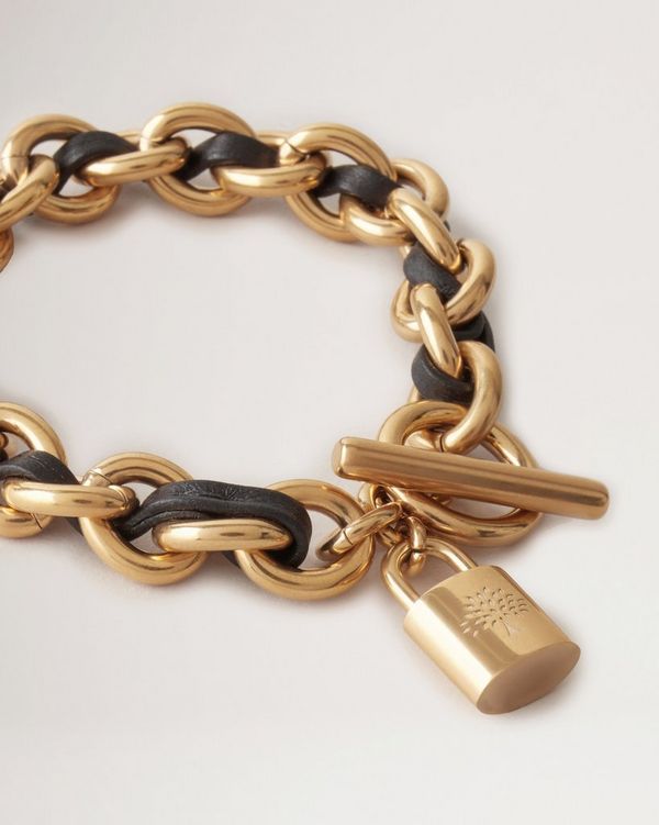 Lily Leather Chain Bracelet Small