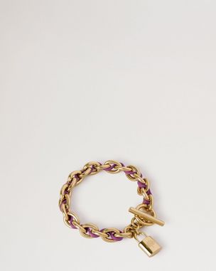 lily-leather-chain-bracelet-medium-orchid-bloom-small-classic-grain-plated-stainless-steel