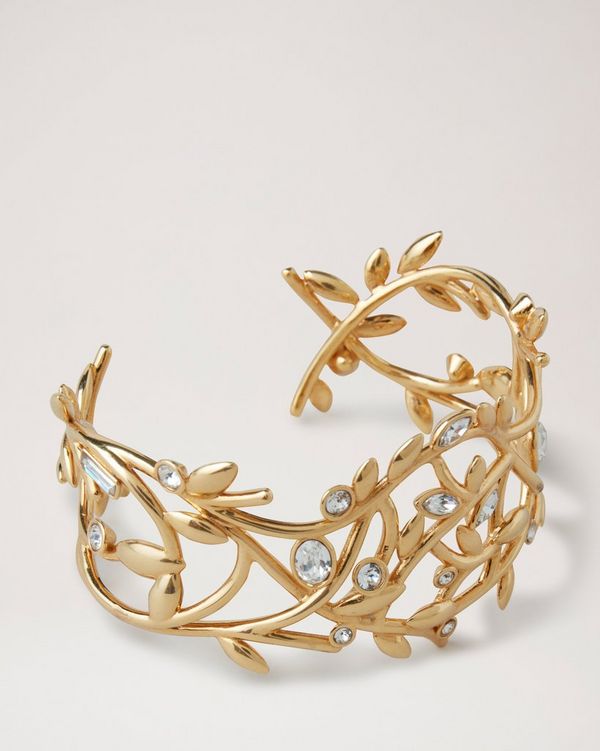 Mulberry Leaf Cuff Bracelet