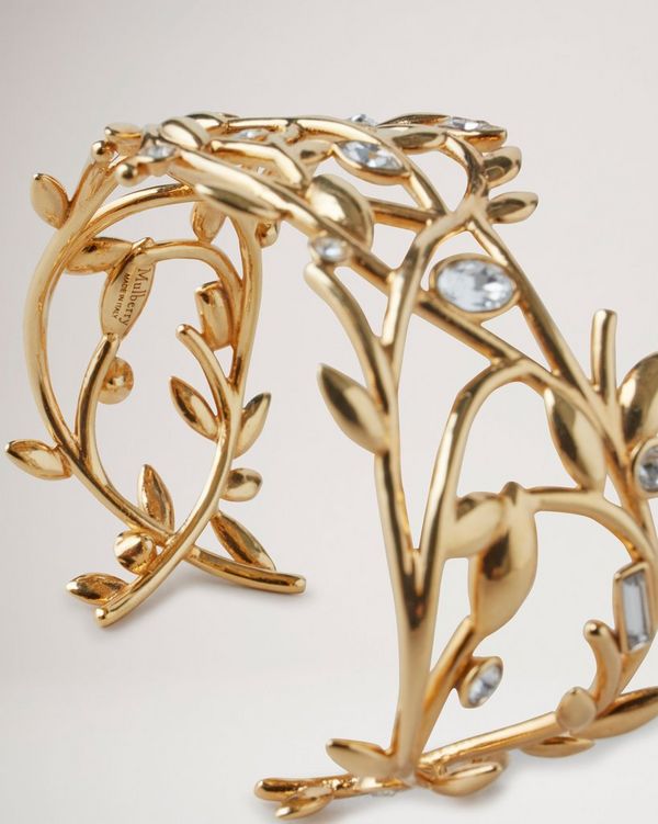 Mulberry Leaf Cuff Bracelet