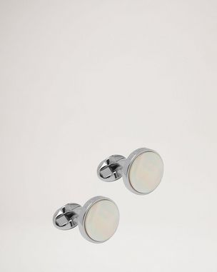 Semi Precious Round Cufflinks