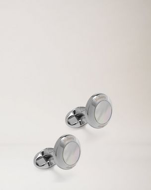 Round Mother of Pearl Cufflinks