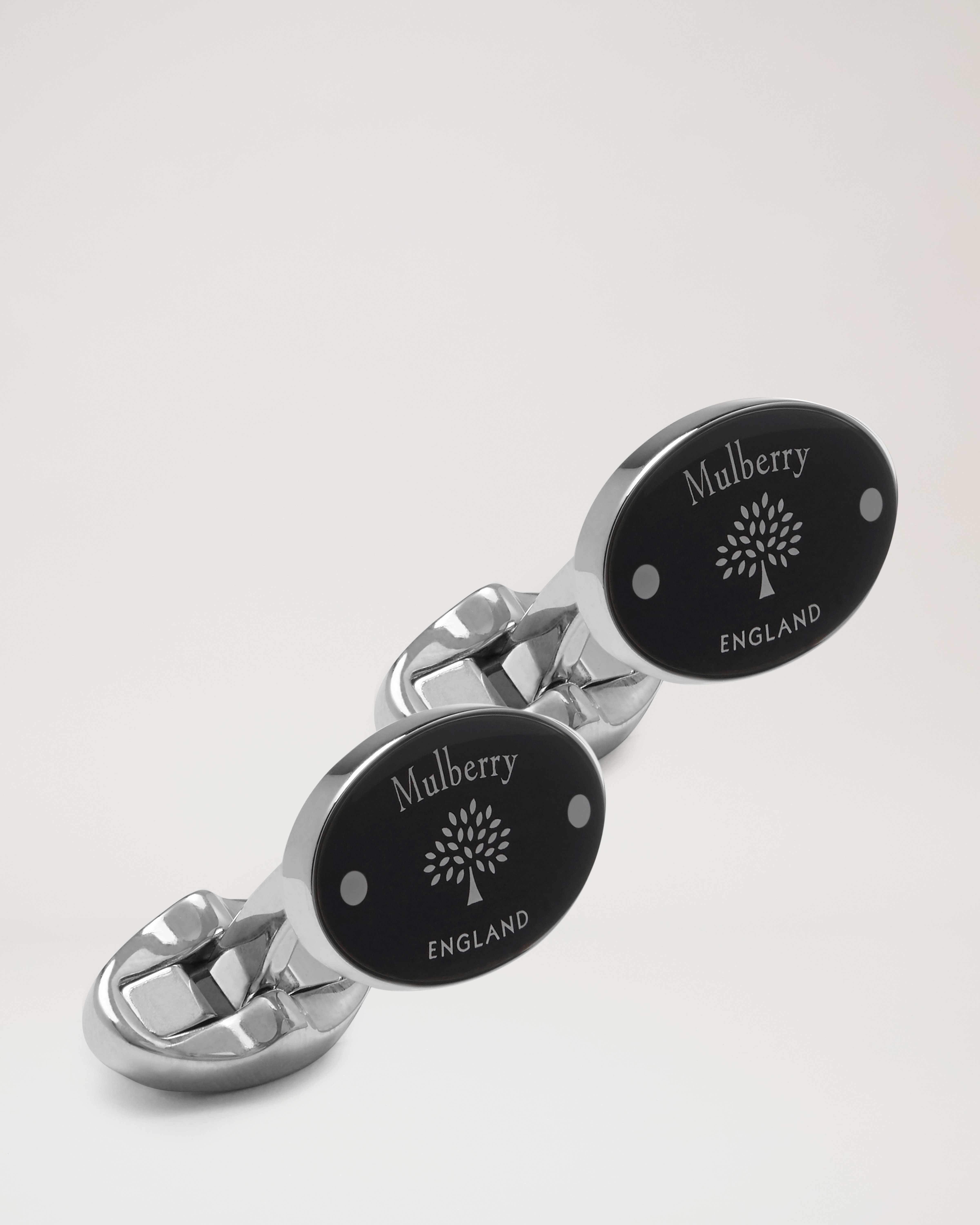 Oval Tree and Rivet Cufflinks
