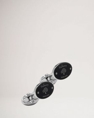Oval Tree and Rivet Cufflinks