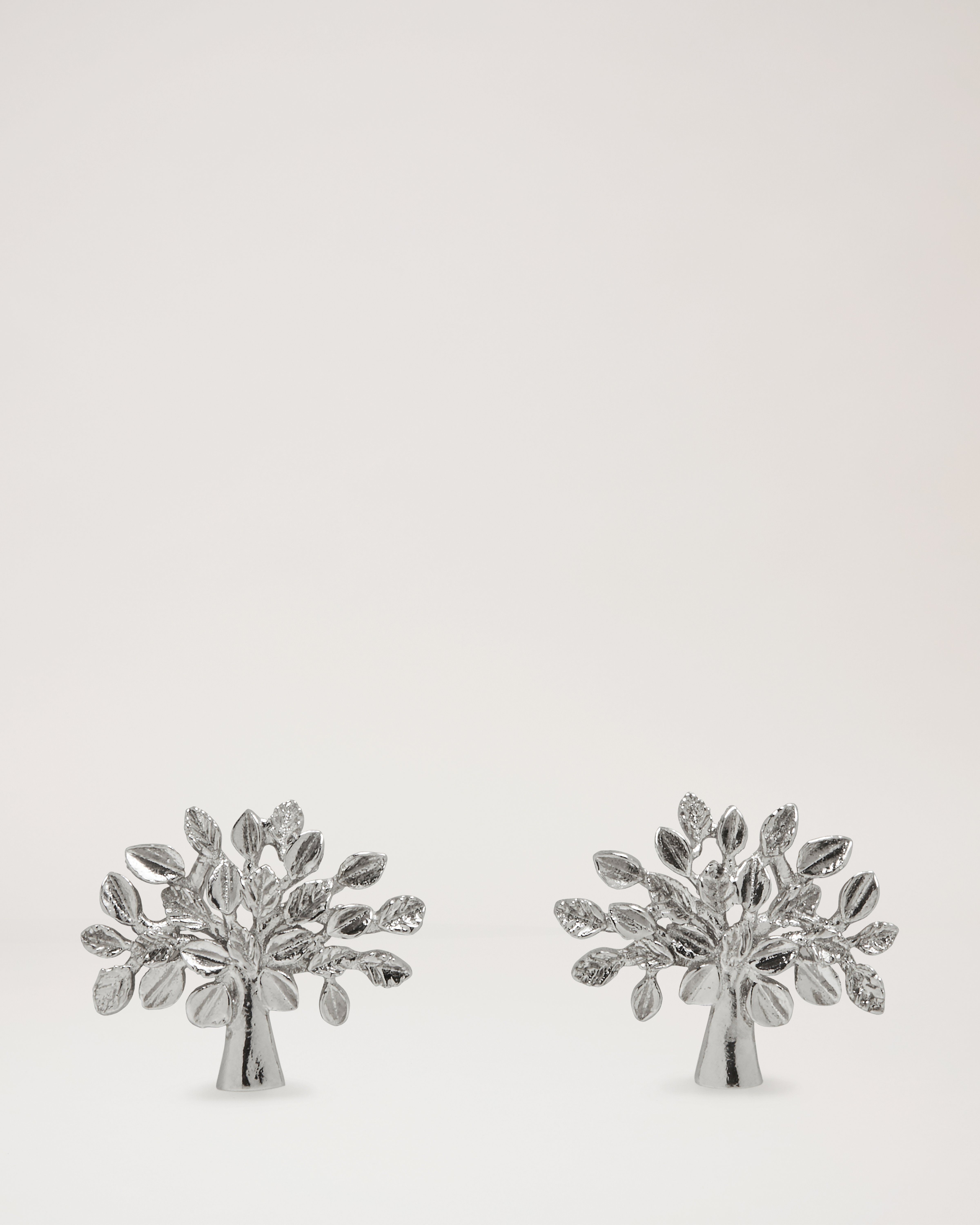 Silver hot sale tree earrings