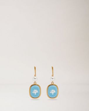 Porcelain Tree Earrings