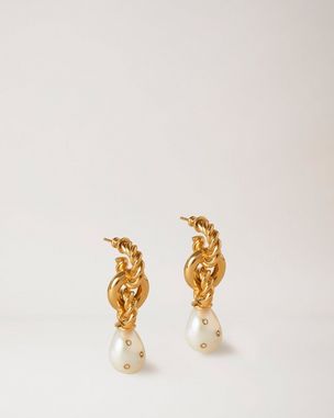 Mulberry pearl earrings on sale