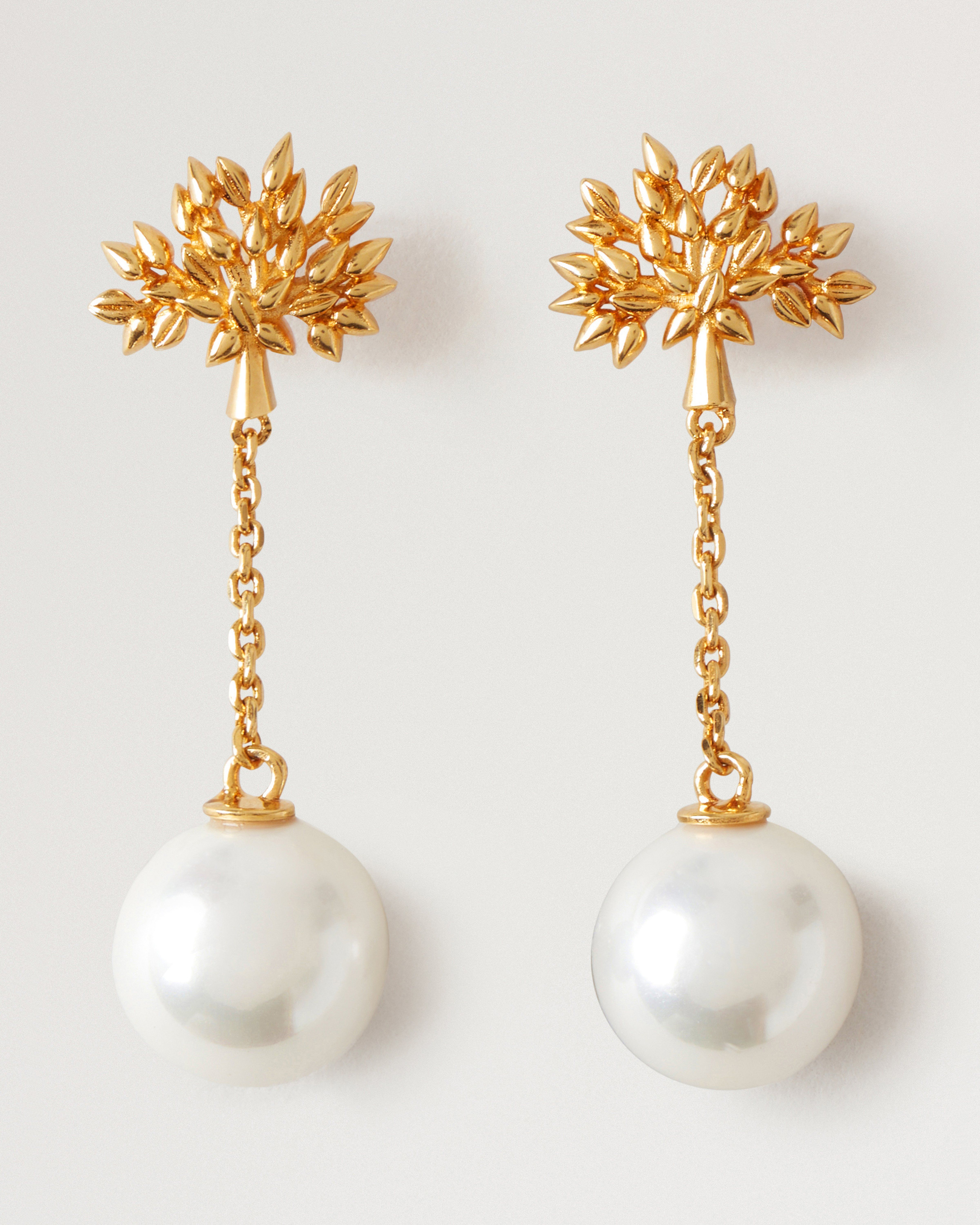 Mulberry Tree Charm Earrings