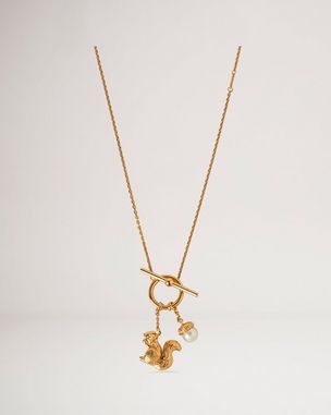 Secret Garden Squirrel Necklace