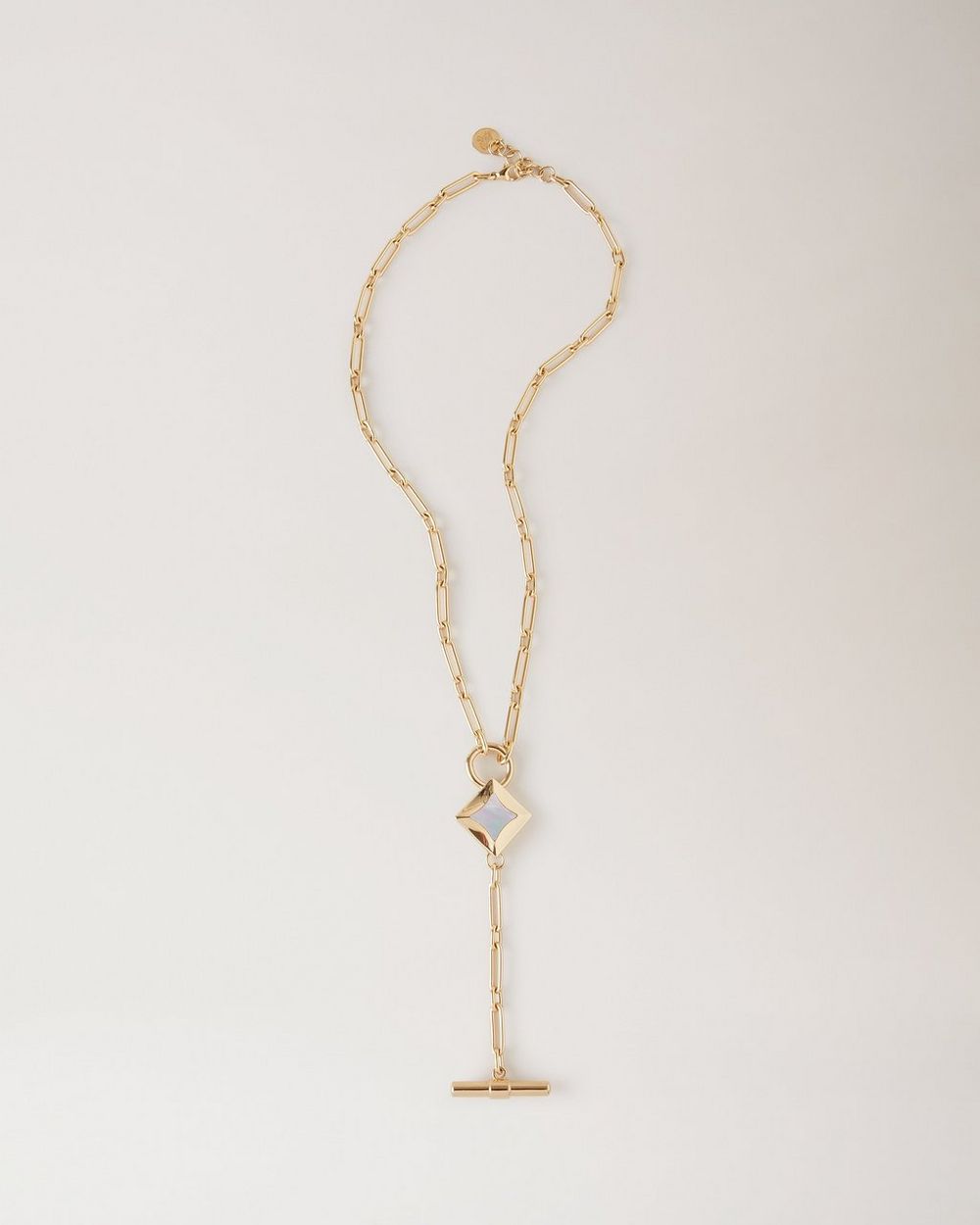 Adjustable Zipper Lariat Necklace