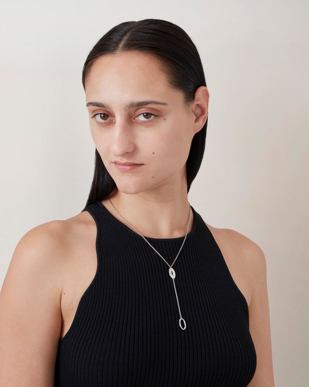 Bayswater Long Necklace | Silver Sterling Silver | Women | Mulberry
